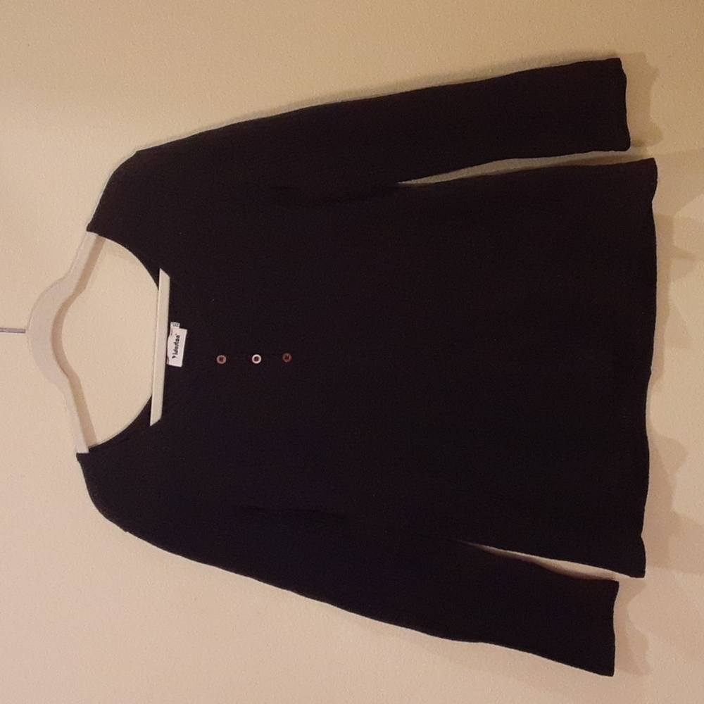Black Long Sleeve Shirt-2XL